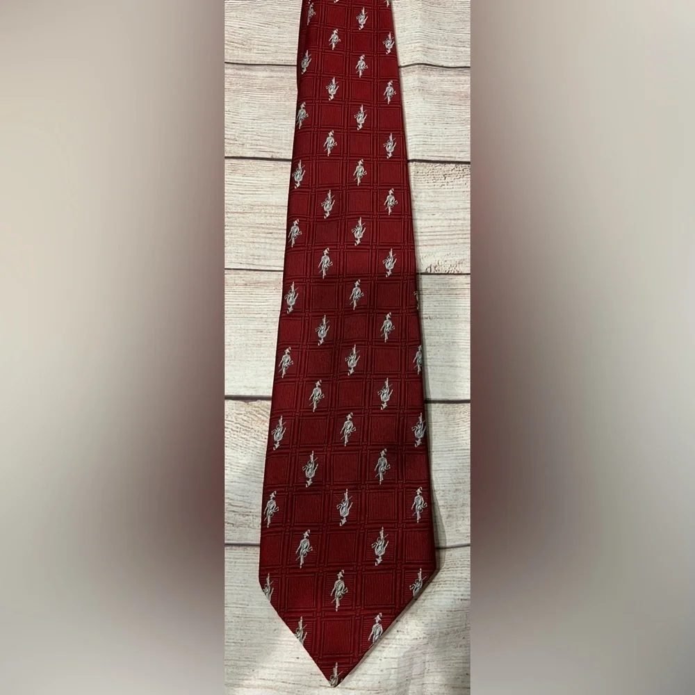 Yves Francois Red Necktie 4